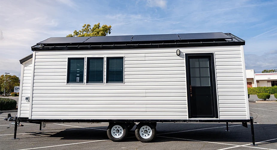 SOLAR PANELS ON MOBILE HOME