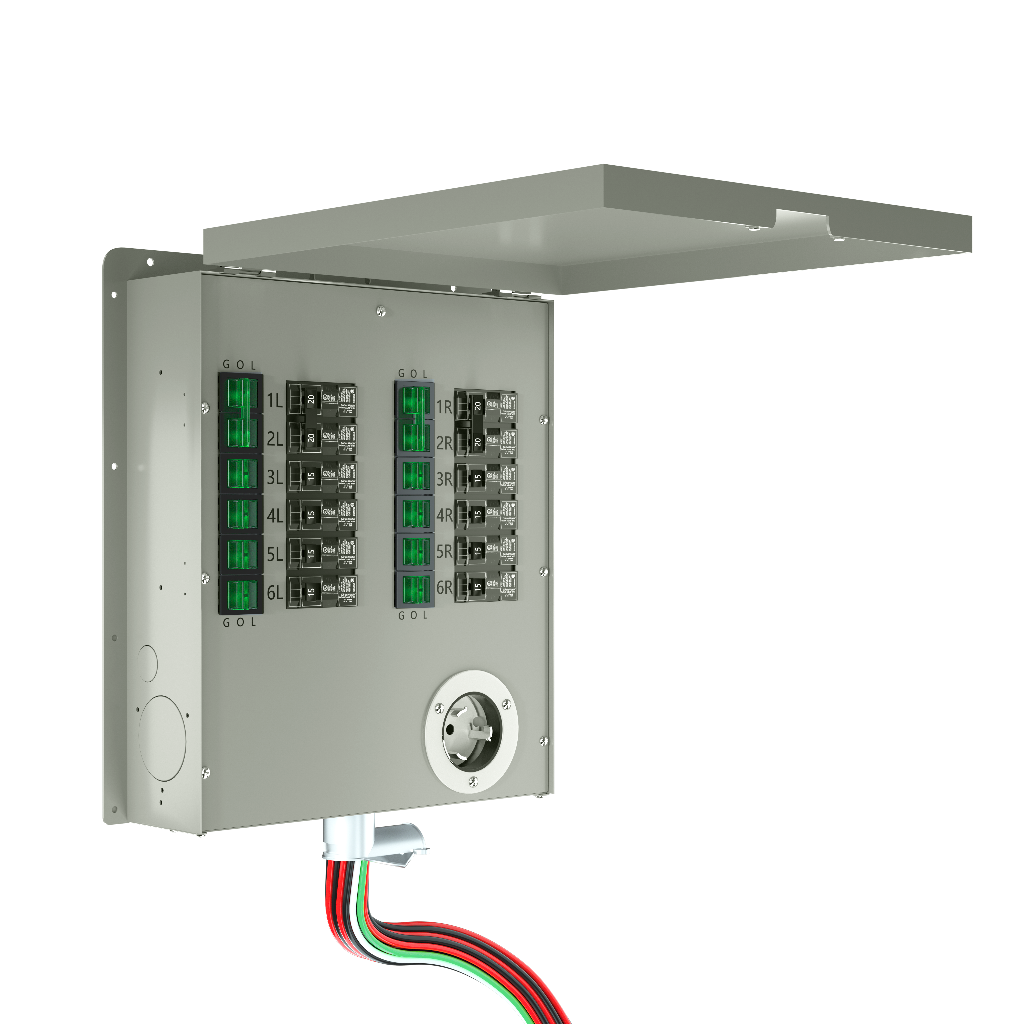 Nature's Generator 12-Circuit 120/240V 50A Non-Automatic Power Transfer Switch