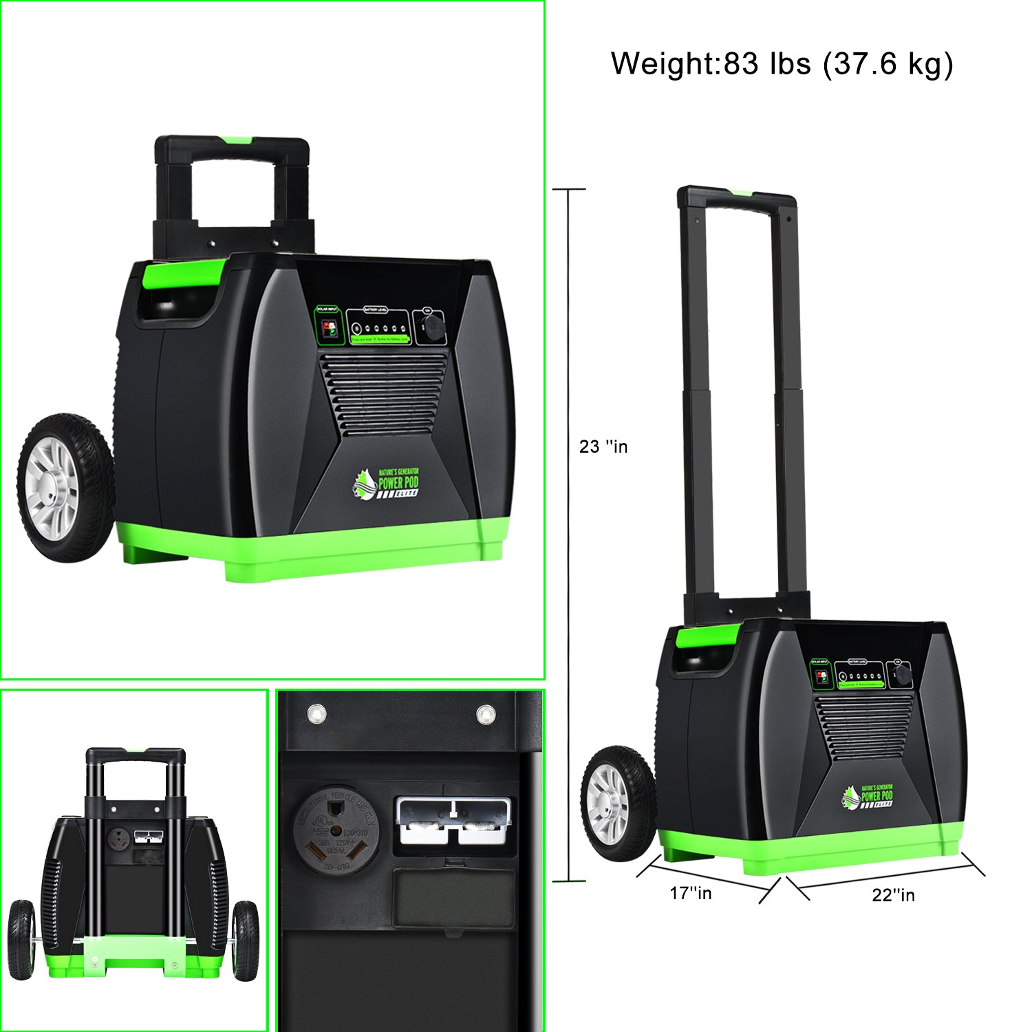 Nature's Generator Elite with Cart Dimension